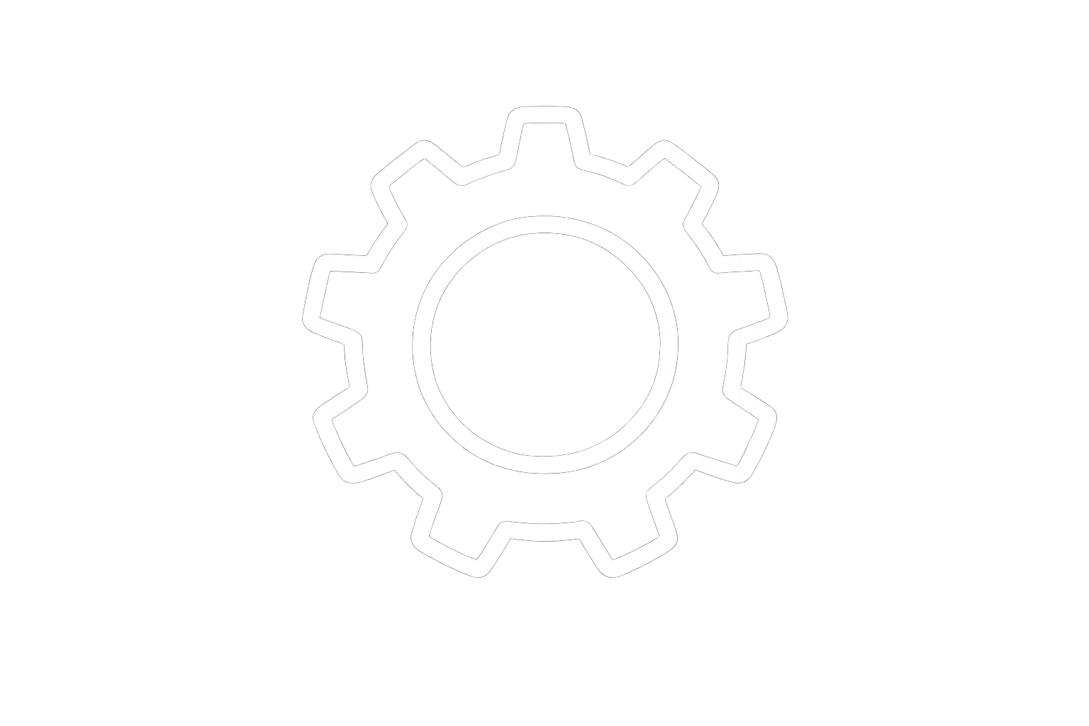 gear icon white