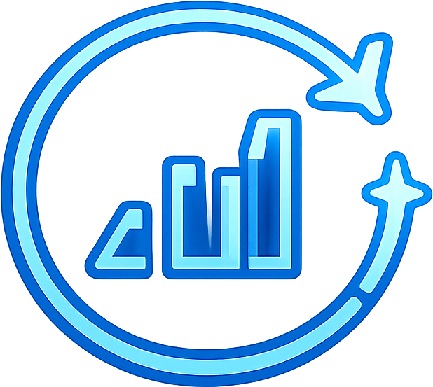 After-action continuous improvement icon